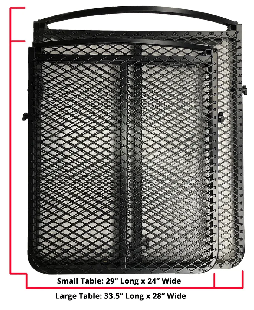 Tailgater Tire Table Large Aluminum Table