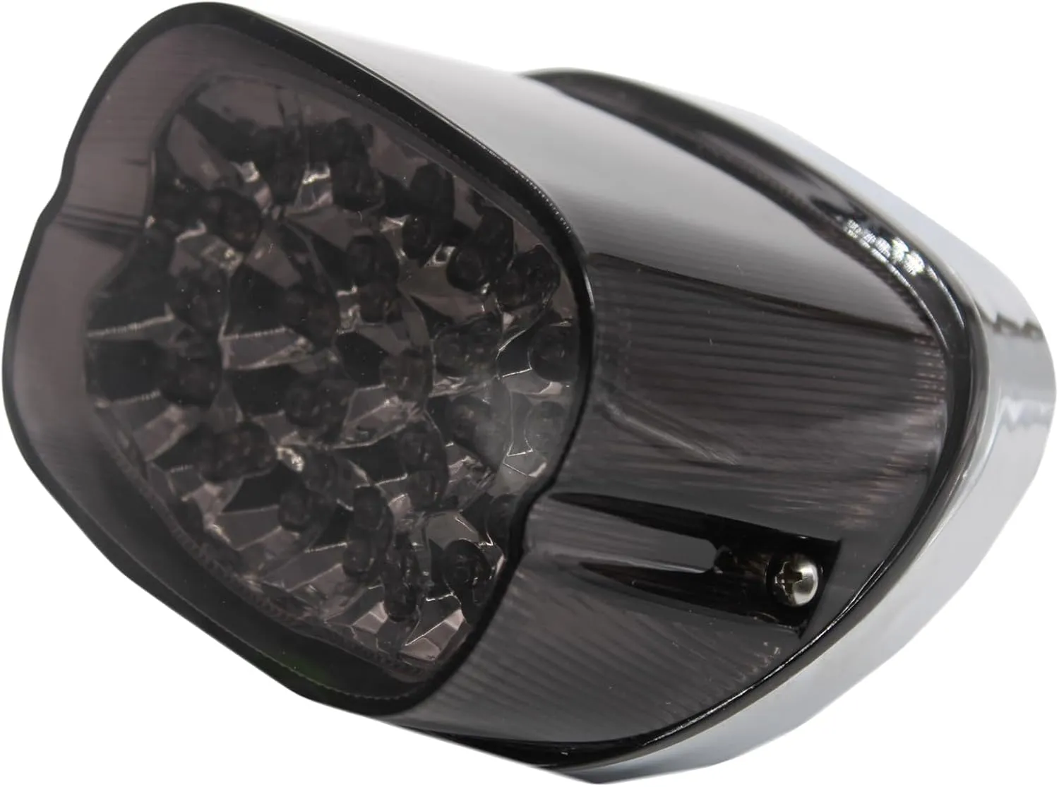 Taillight - Integrated LED Tail Brake Turn Signal Light Compatible with Harley Fatboy Sportster Dyna Road King Glides Fatboy Xl 883 1200(Black)