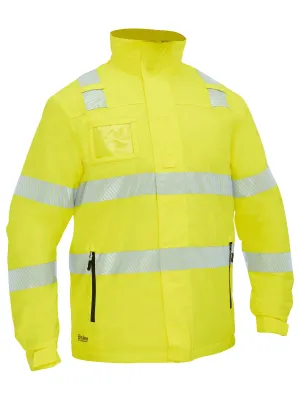 Taped Hi Vis Heated Jacket With Hood