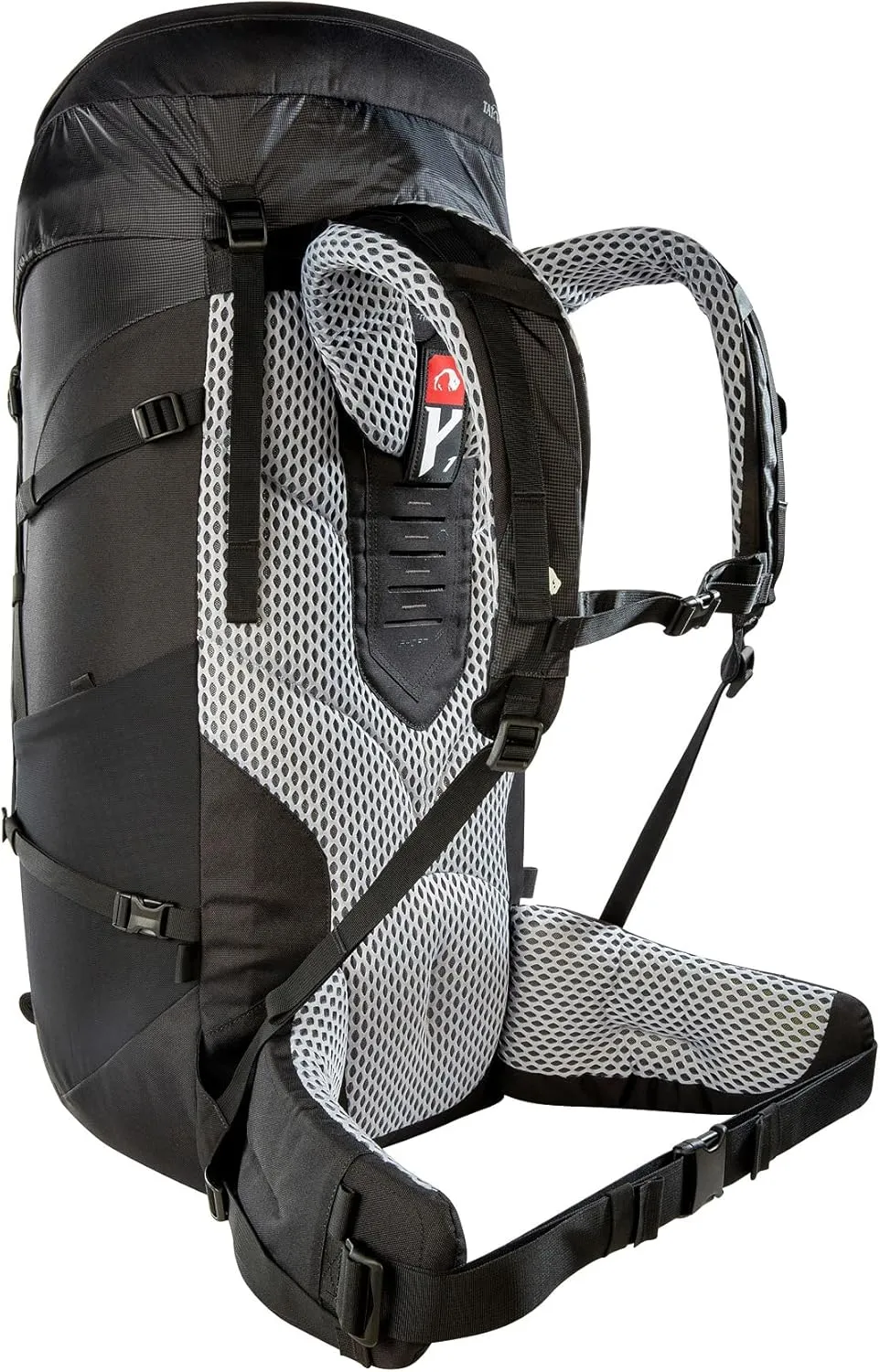 Tatonka Men Trekking Backpack with Front Opening, Black, 65   10 Liter