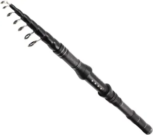 Telescopic Fishing Rod Carbon Fiber Spinning Pole Fishing Tackle Tools 2.1m Carbon Fiber Fishing Rod