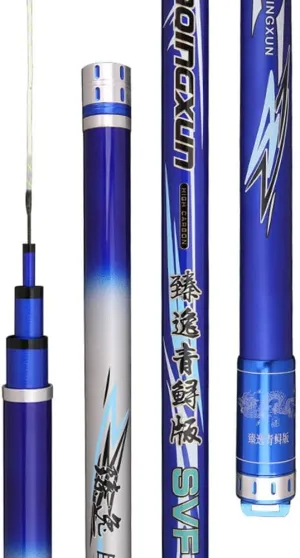 Telescopic Fishing Rod Carbon Fiber Super Hard Ultralight Hand Pole Fishing Big Fish 3.6m 3.9m 4.5m 4.8m 5.4m 5.7m 6.3m 7.2m 8m 9m Rivers Streams Lakes Pond