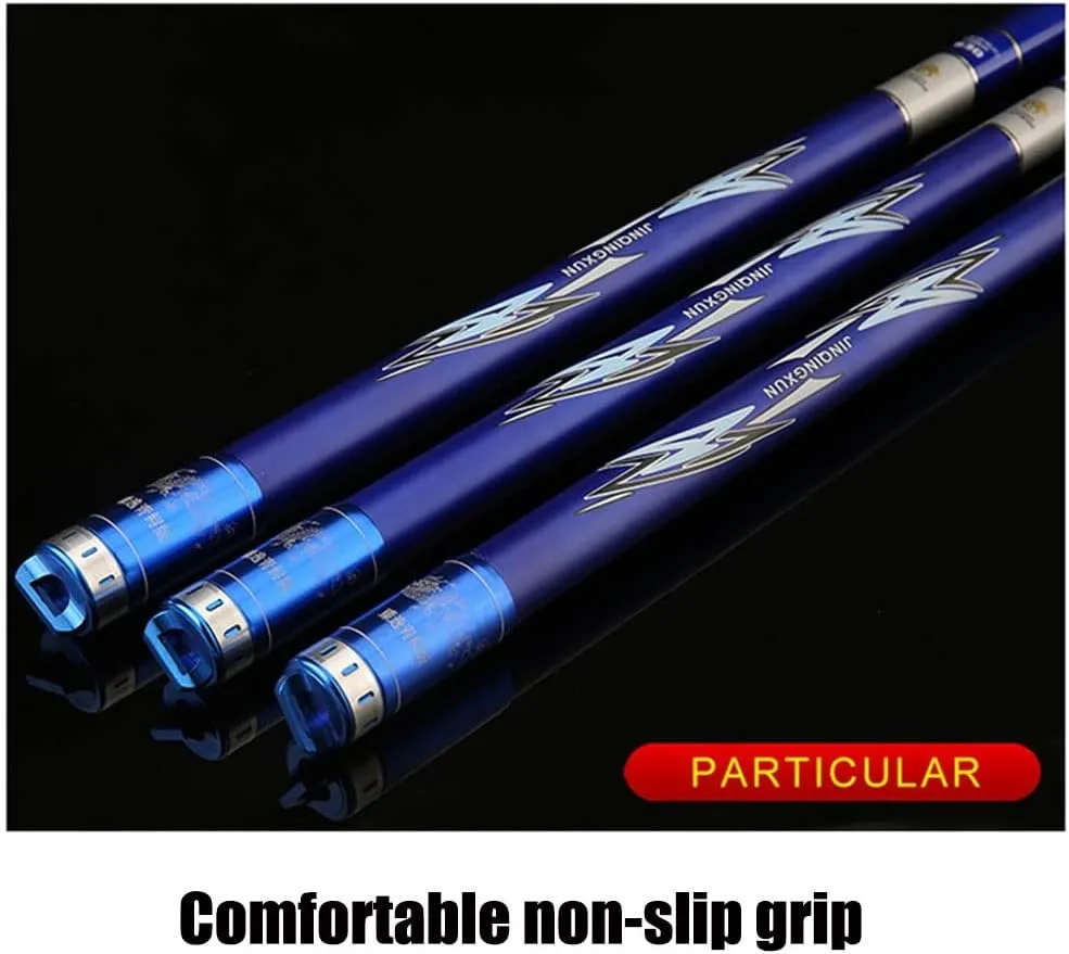Telescopic Fishing Rod Carbon Fiber Super Hard Ultralight Hand Pole Fishing Big Fish 3.6m 3.9m 4.5m 4.8m 5.4m 5.7m 6.3m 7.2m 8m 9m Rivers Streams Lakes Pond