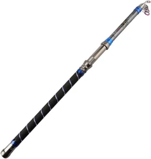 Telescopic Fishing Rod Carbon Super Hard Ultralight Fishing Pole 2.1m 2.4m 2.7m 3m 3.3m 3.6m 3.9m 4.2m 4.5m 5.4m for River Reservoir (Size : 2.4m)