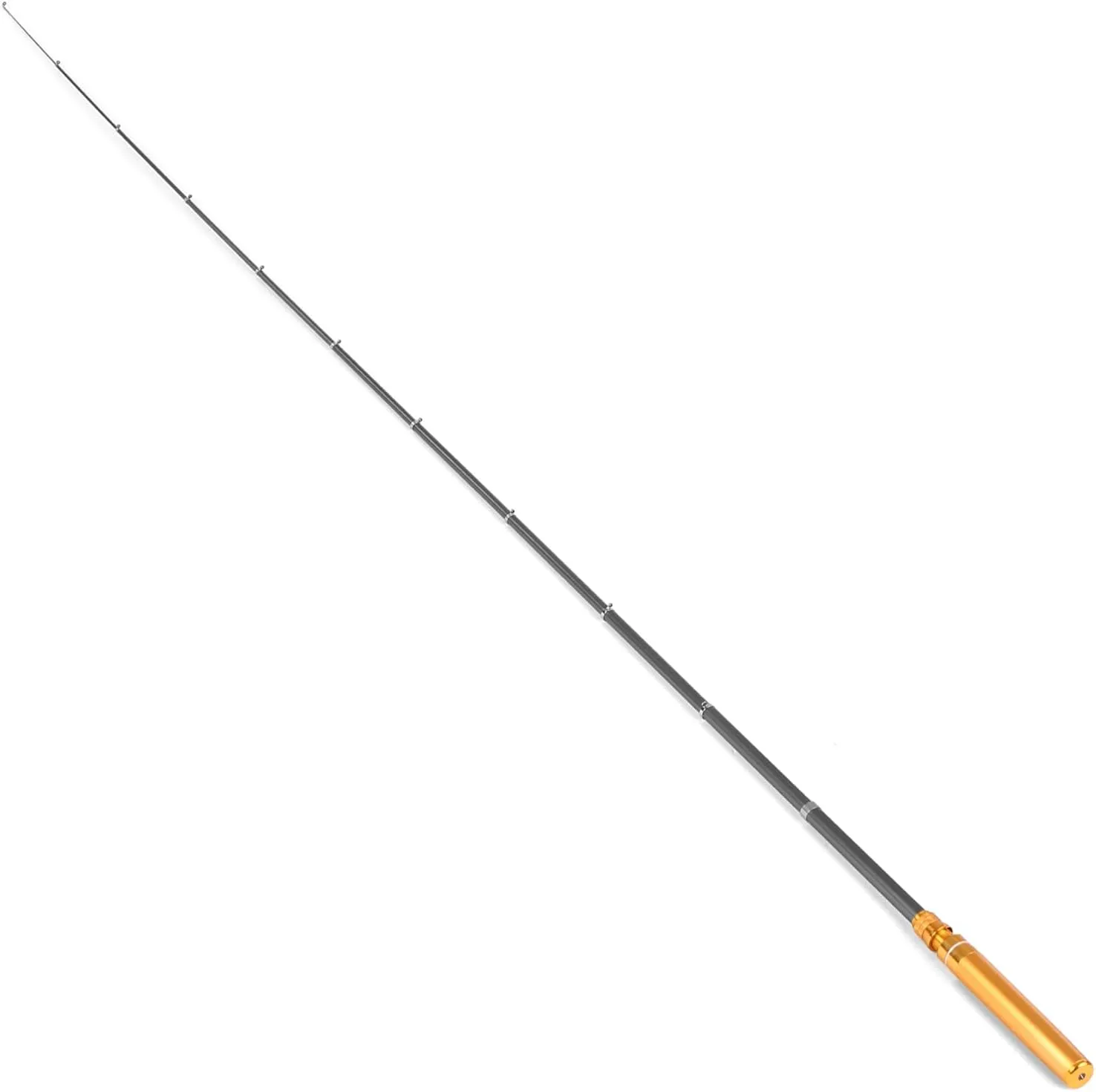 Telescopic Fishing Rod, Fishing Rod Pole Pen Fishing Rod Fishing Pole Telescopic Fishing Rod for Travel Saltwater Freshwater Fishing