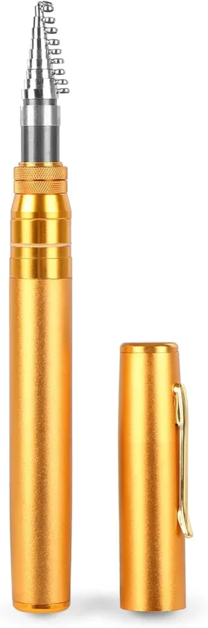 Telescopic Fishing Rod, Fishing Rod Pole Pen Fishing Rod Fishing Pole Telescopic Fishing Rod for Travel Saltwater Freshwater Fishing