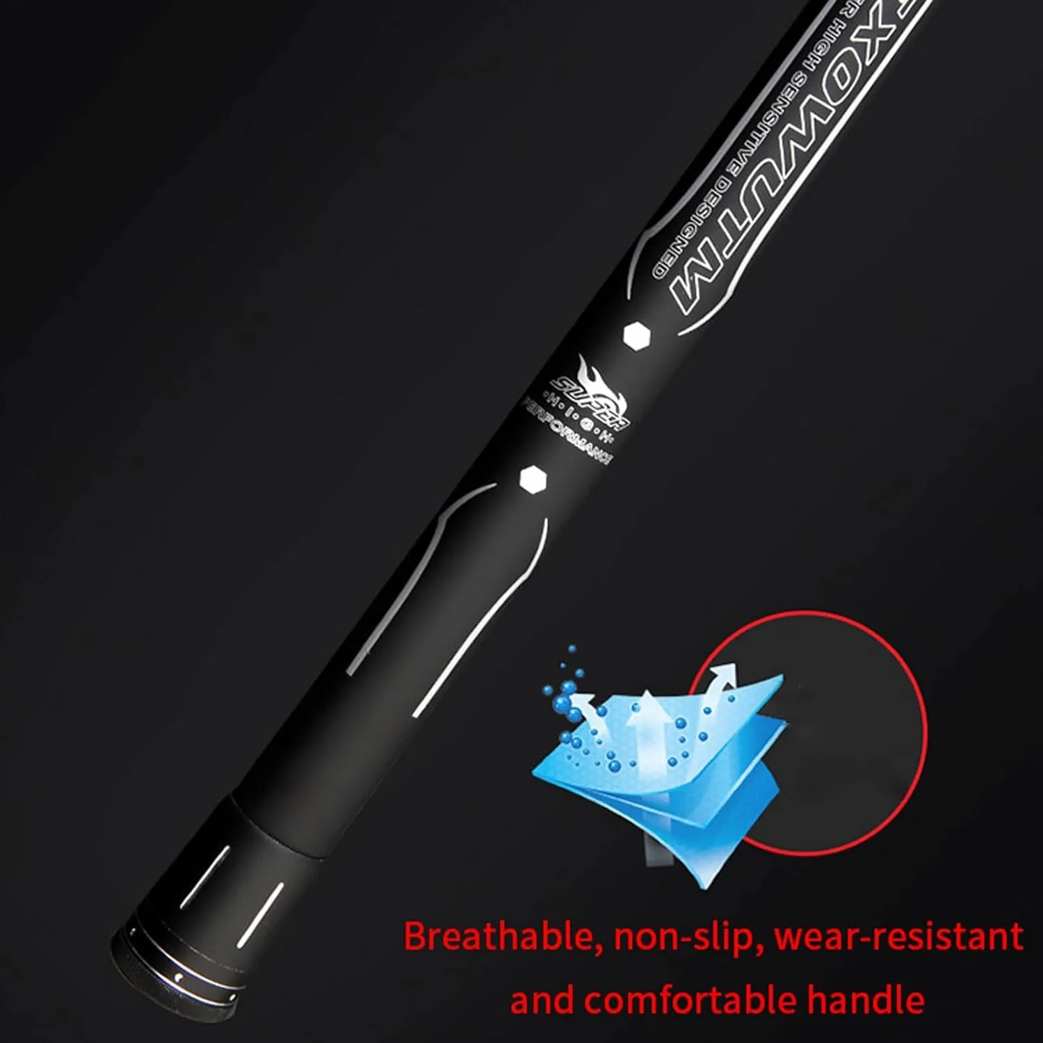 Telescopic Fishing rods-8m 9m 10m 11m 12m 13m 14m 15m Lightweight Carbon Fiber Non-Slip Grip and 360° Swivel Tip Fishing Poles Casting Rod for Lakes and Many Other Waters