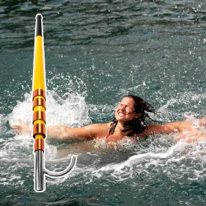 Telescopic Safety Hook with Pole,Fiberglass Water Rescue Tool for Emergency Situations in Lakes and Boats