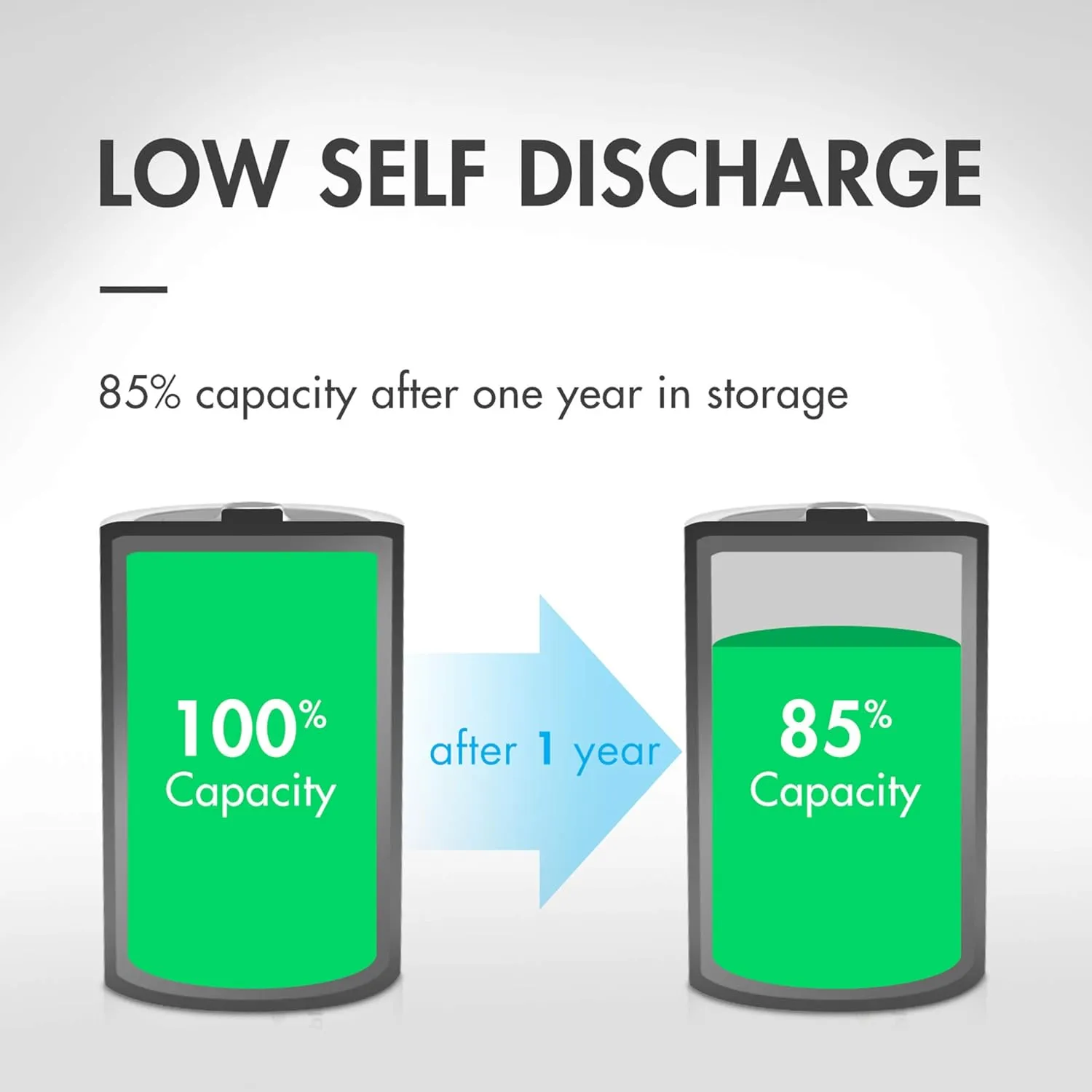 Tenergy Centura AAA NIMH Rechargeable Battery, 800mAh Low Self-Discharge Triple A Battery, 12 Pack