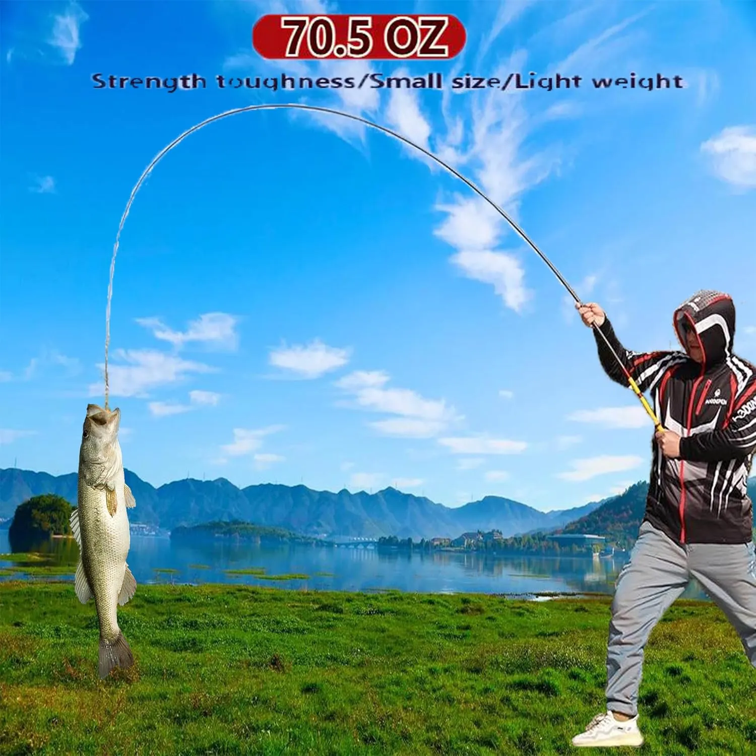 Tenkara Rod Telescopic Fishing Rod-Ultra Short Telescopic Fishing Tenkara Rod Portable Collapsible Bass Crappie Full Kit Carbon Fiber Fishing Pole All Waters Quality Tube Packing