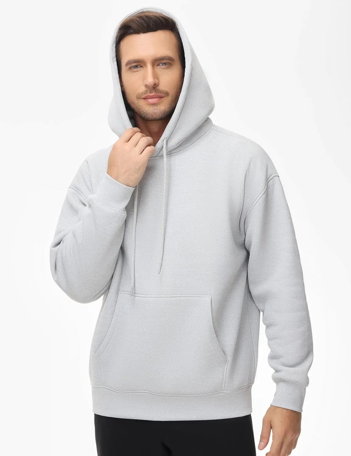 THE GYM PEOPLE Men's Loose Fit Pullover Hoodie Soft Lightweight Hooded Sweatshirt with Pockets