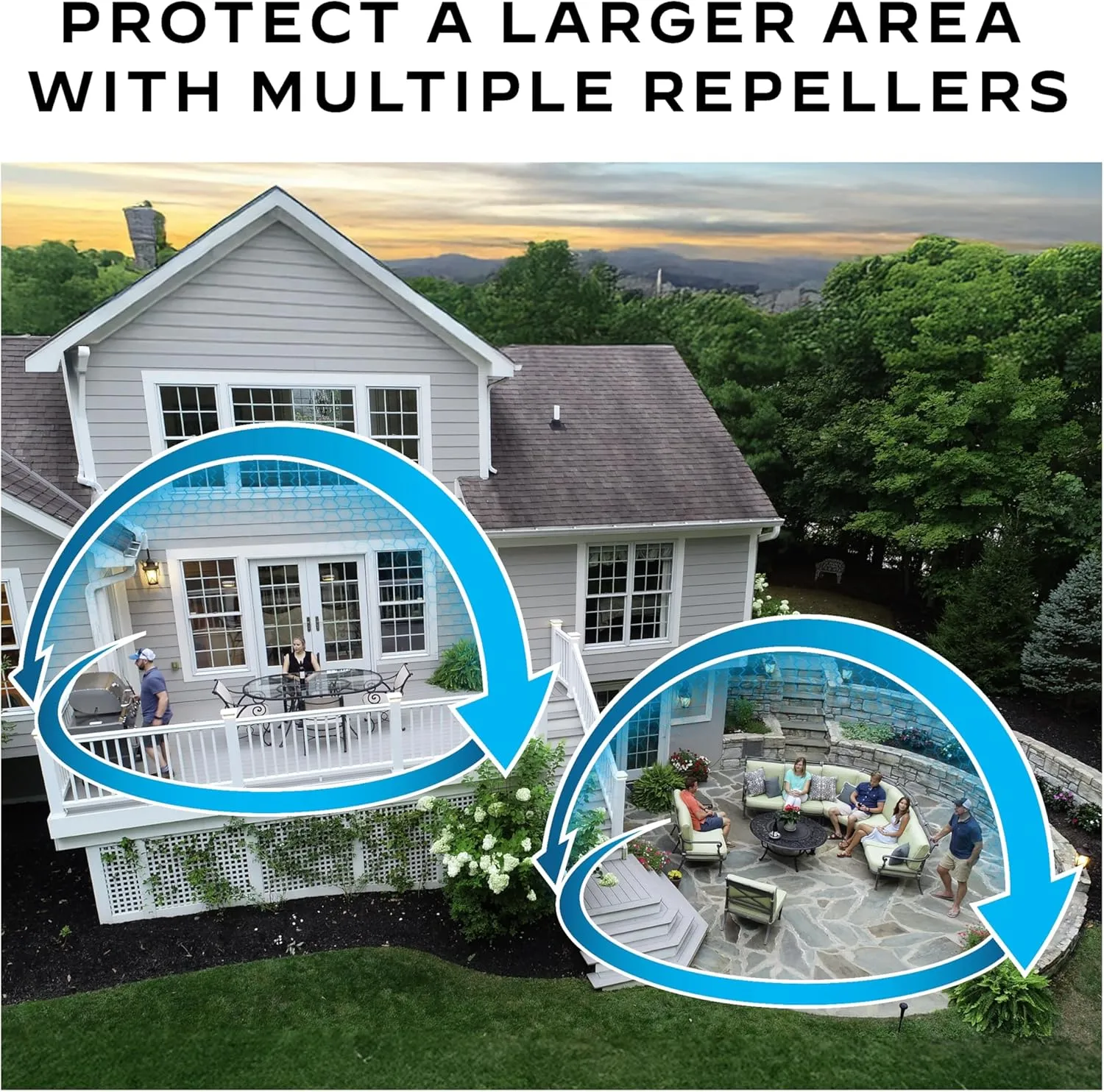 Thermacell Mosquito Repeller Patio Shield; Includes 12-Hour Refill; 15 Foot Zone of Protection; Highly Effective Mosquito Repellent for Patio; Bug Spray Alternative; Scent Free