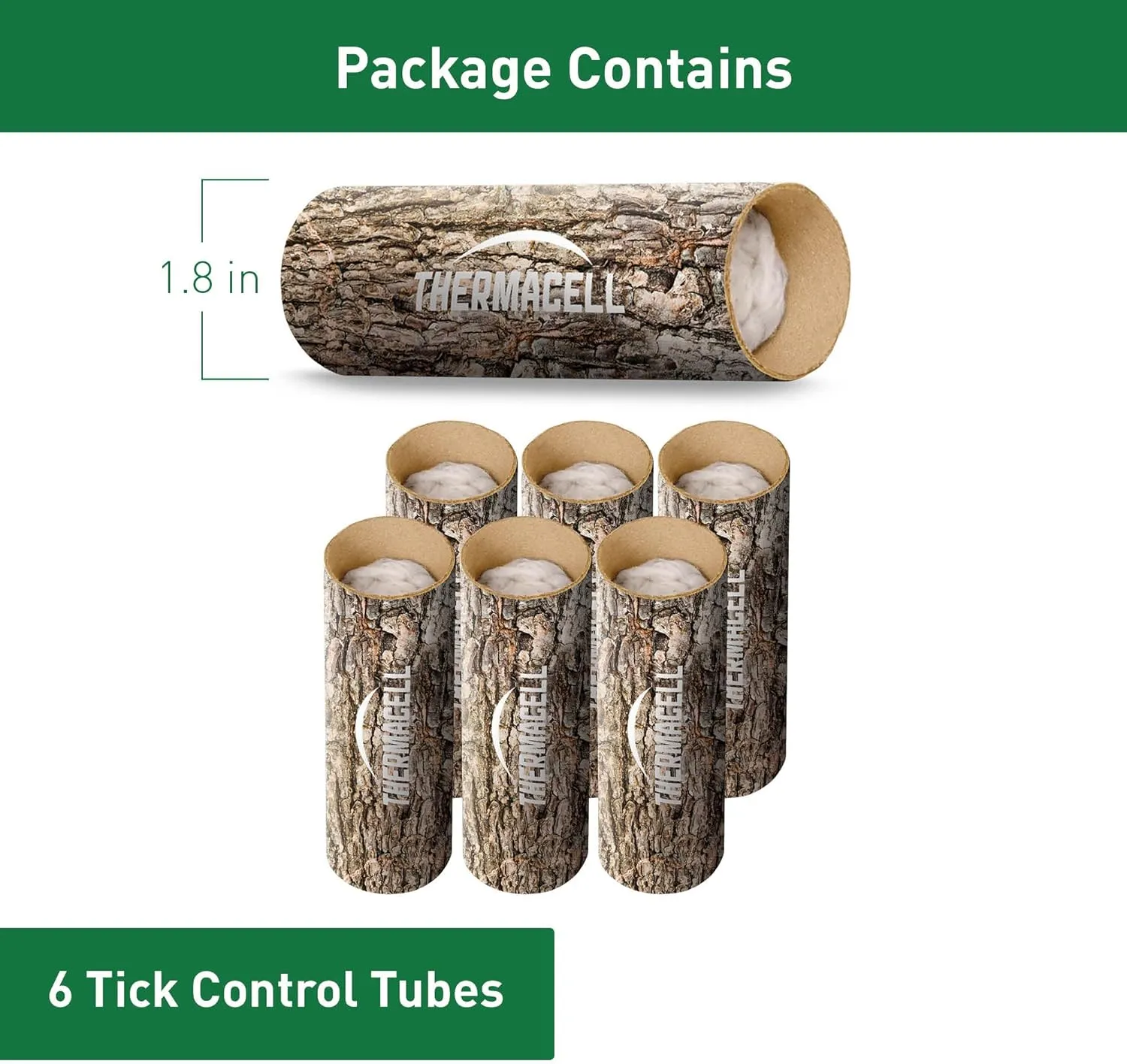 Thermacell Tick Control Tubes for Yards; Protects Backyards and Properties from Ticks; No Spray, No Granules, No Mess; Environmentally Friendly Alternative to Tick Spray & Tick Repellent