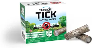 Thermacell Tick Control Tubes for Yards; Protects Backyards and Properties from Ticks; No Spray, No Granules, No Mess; Environmentally Friendly Alternative to Tick Spray & Tick Repellent