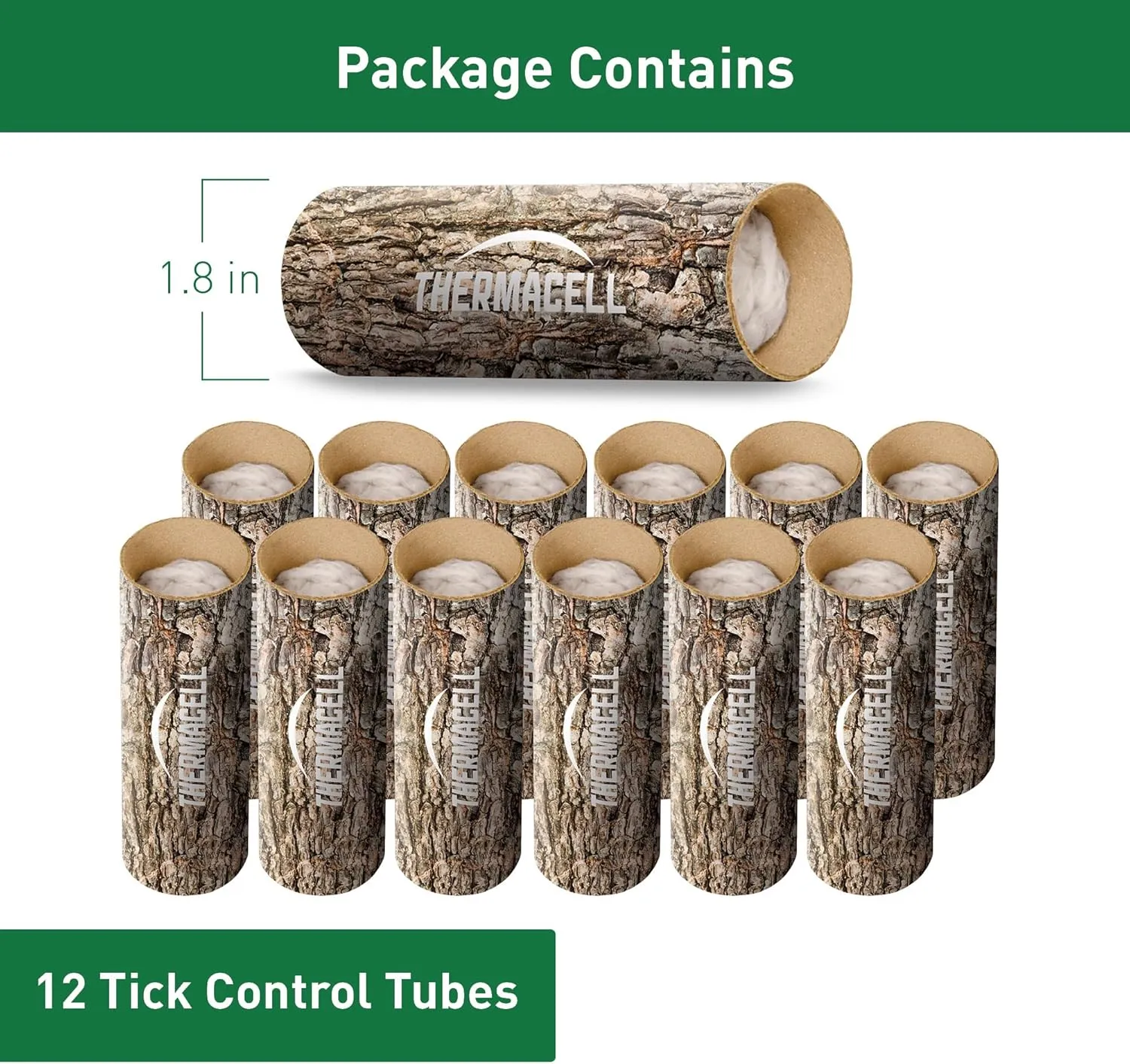 Thermacell Tick Control Tubes for Yards; Protects Backyards and Properties from Ticks; No Spray, No Granules, No Mess; Environmentally Friendly Alternative to Tick Spray & Tick Repellent