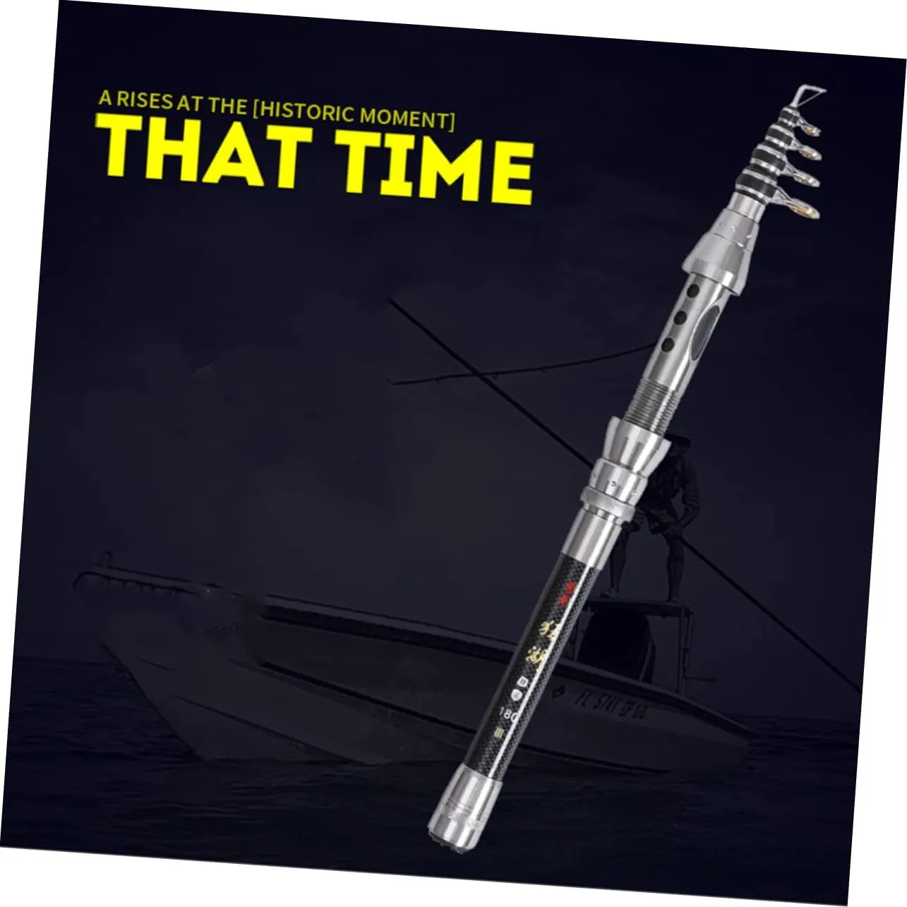 Throwing Fishing Rod Mini Fishing Rod Sea Fishing Pole Portable Sea Pole Fishing Rod Silver Portable Fishing Rod Carbon Fiber Fishing Rod