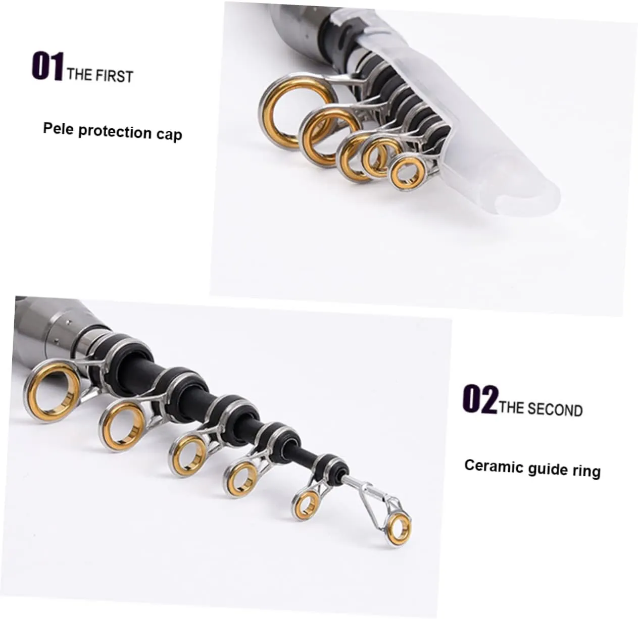 Throwing Fishing Rod Mini Fishing Rod Sea Fishing Pole Portable Sea Pole Fishing Rod Silver Portable Fishing Rod Carbon Fiber Fishing Rod