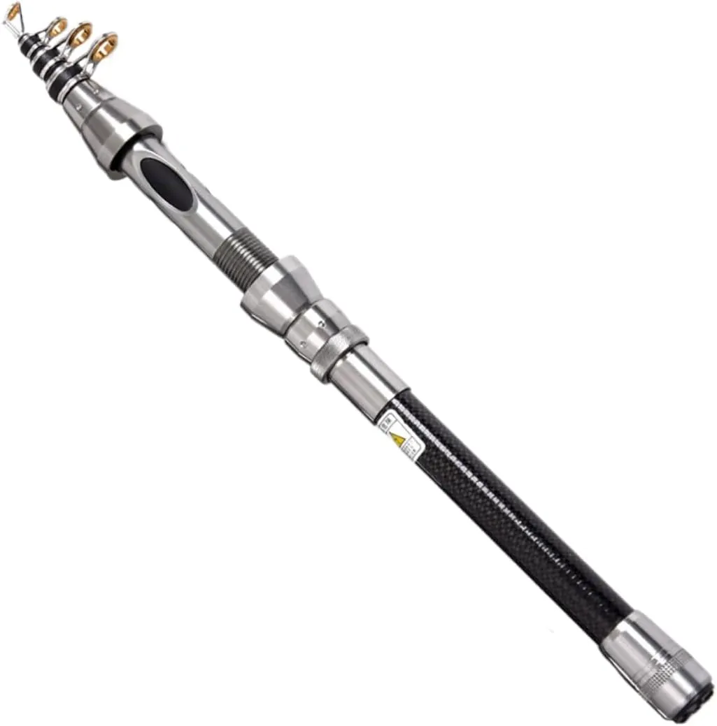 Throwing Fishing Rod Mini Fishing Rod Sea Fishing Pole Portable Sea Pole Fishing Rod Silver Portable Fishing Rod Carbon Fiber Fishing Rod