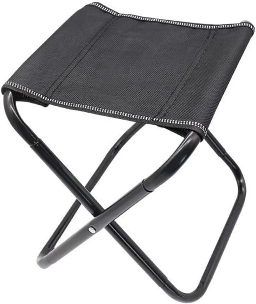 TIDTALEO Folding Stool Portable Camping Chair Lightweight Folding Camp Stool Nonslip Bottom for Outdoor Adventures Versatile Use As Seat Footstool Table