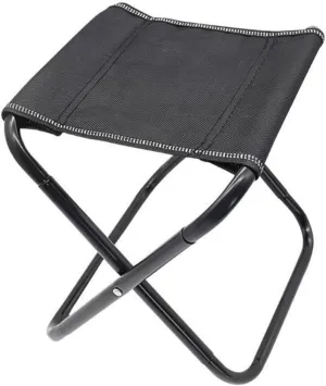 TIDTALEO Folding Stool Portable Camping Chair Lightweight Folding Camp Stool Nonslip Bottom for Outdoor Adventures Versatile Use As Seat Footstool Table