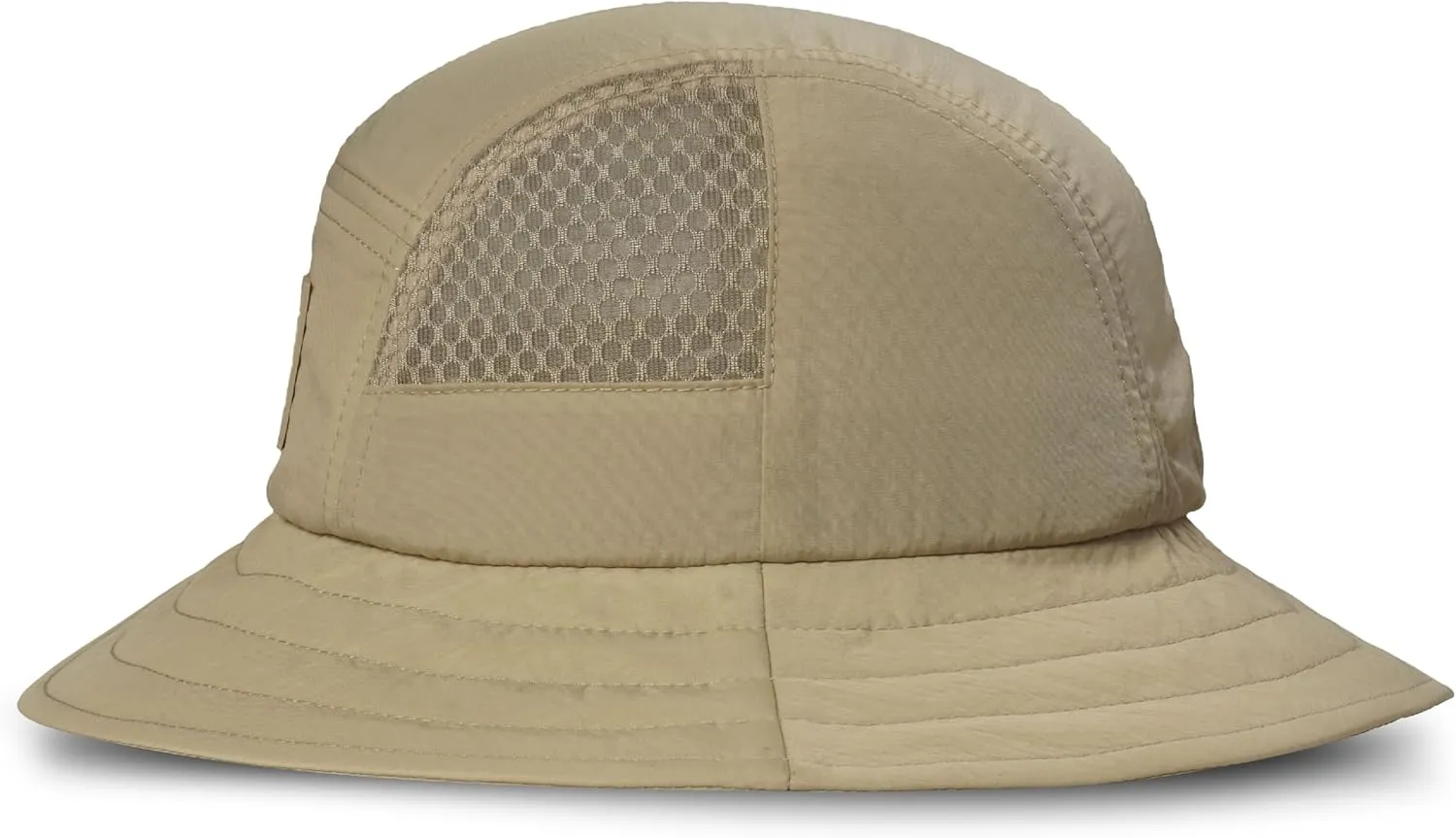 Timberland Mesh Panel Men's Bucket Hat, Wide Brim Sun Hat with Adjustable Chin Cord, Perfect for Outdoor Adventures