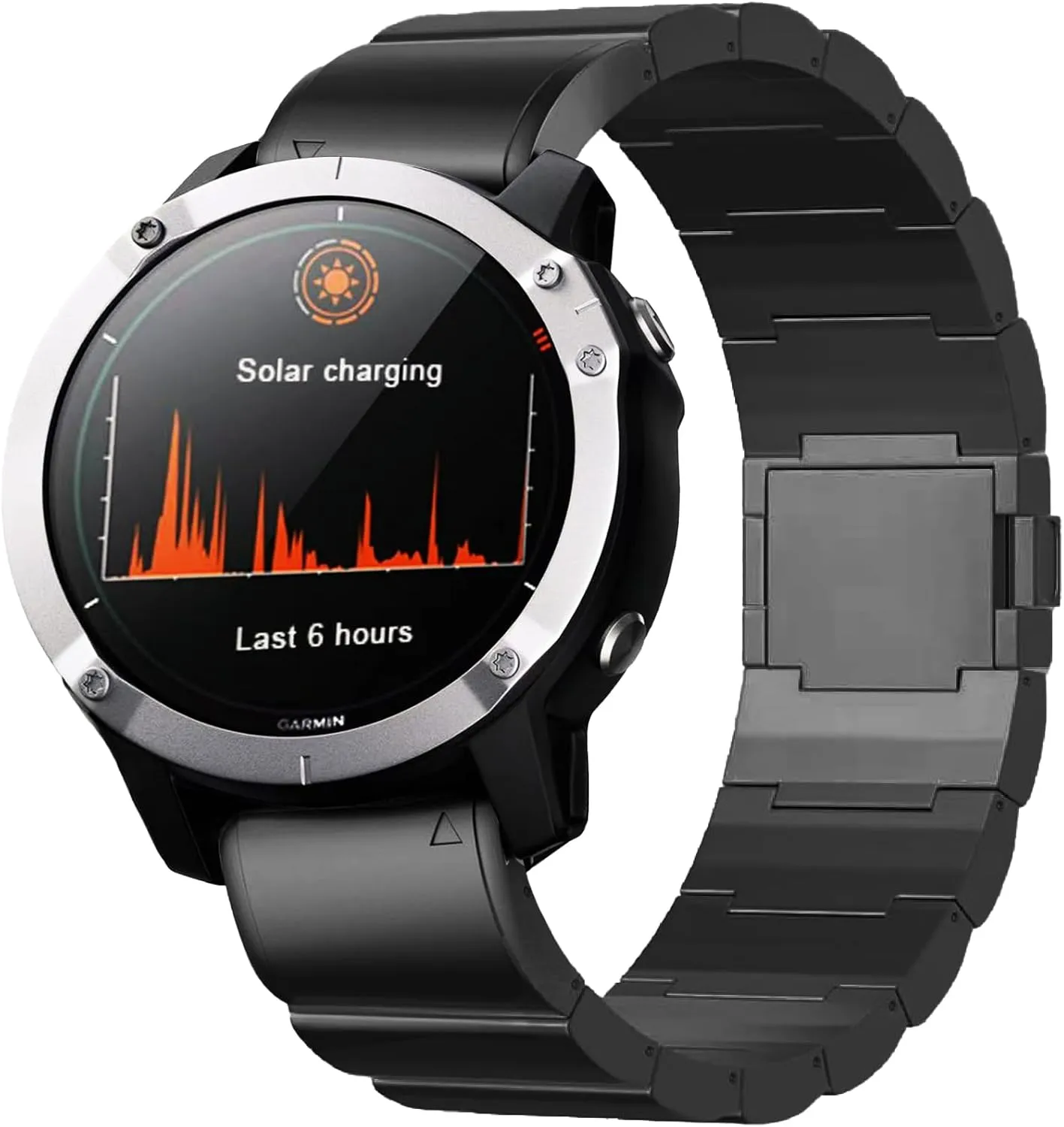 Titanium Magnetic Band for Fenix 8/7X/6X/5X Plus, 26mm Titanium Metal Quick Release Strap for Garmin Fenix 7X Pro/6X Pro/5X Plus/Enduro 3/tactix 7