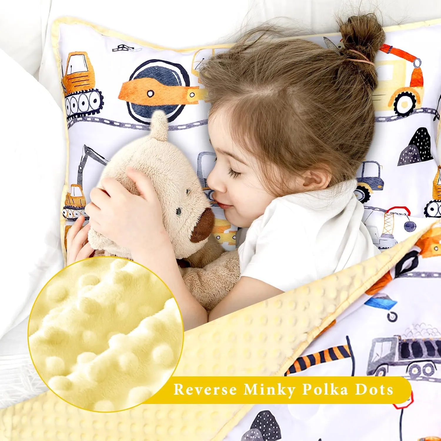Toddler Nap Mat with Pillow and Blanket, Thicken Kids Sleeping Bag for Boys and Girls, Extra Large Rolled Napping Mats for Daycare, Sleepovers Preschool Travel Camping, Ages 3-7 Years