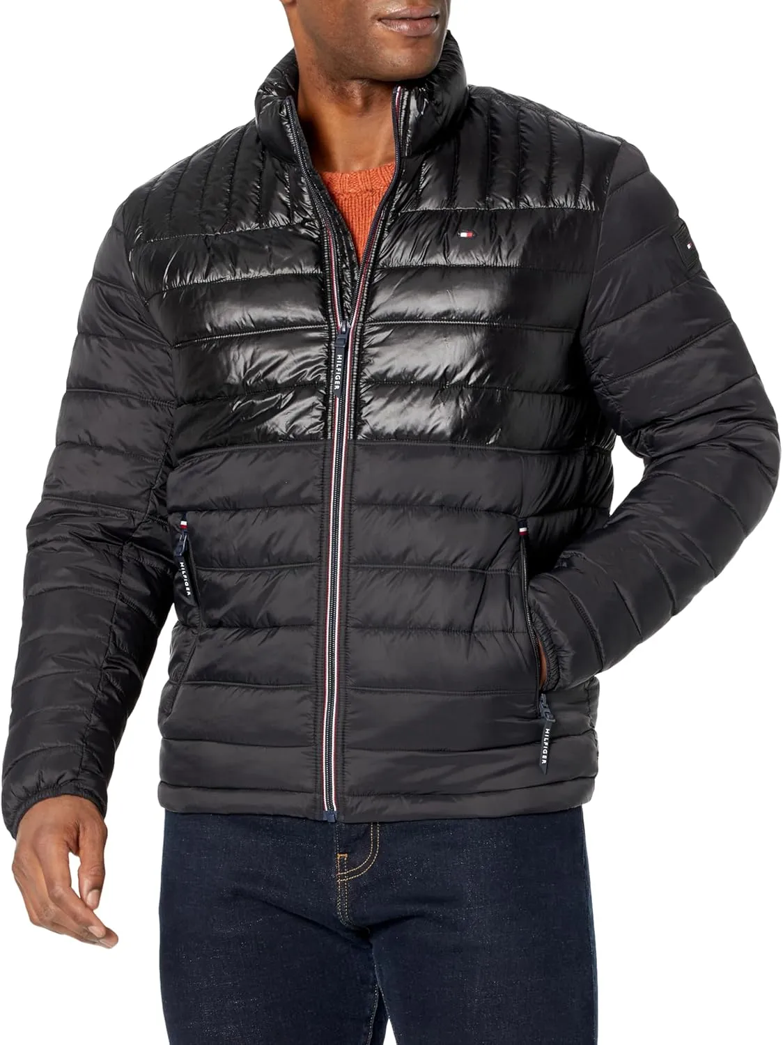 Tommy Hilfiger Men's Ultra Loft Lightweight Packable Puffer Jacket (Standard and Big & Tall)