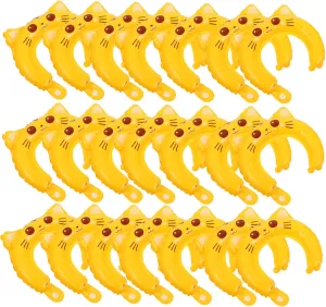 Totority 2sets Chic Kids Animal Headband Aluminum Foil Balloon Decorative Sturdy for Parties Decor 50pcs*2