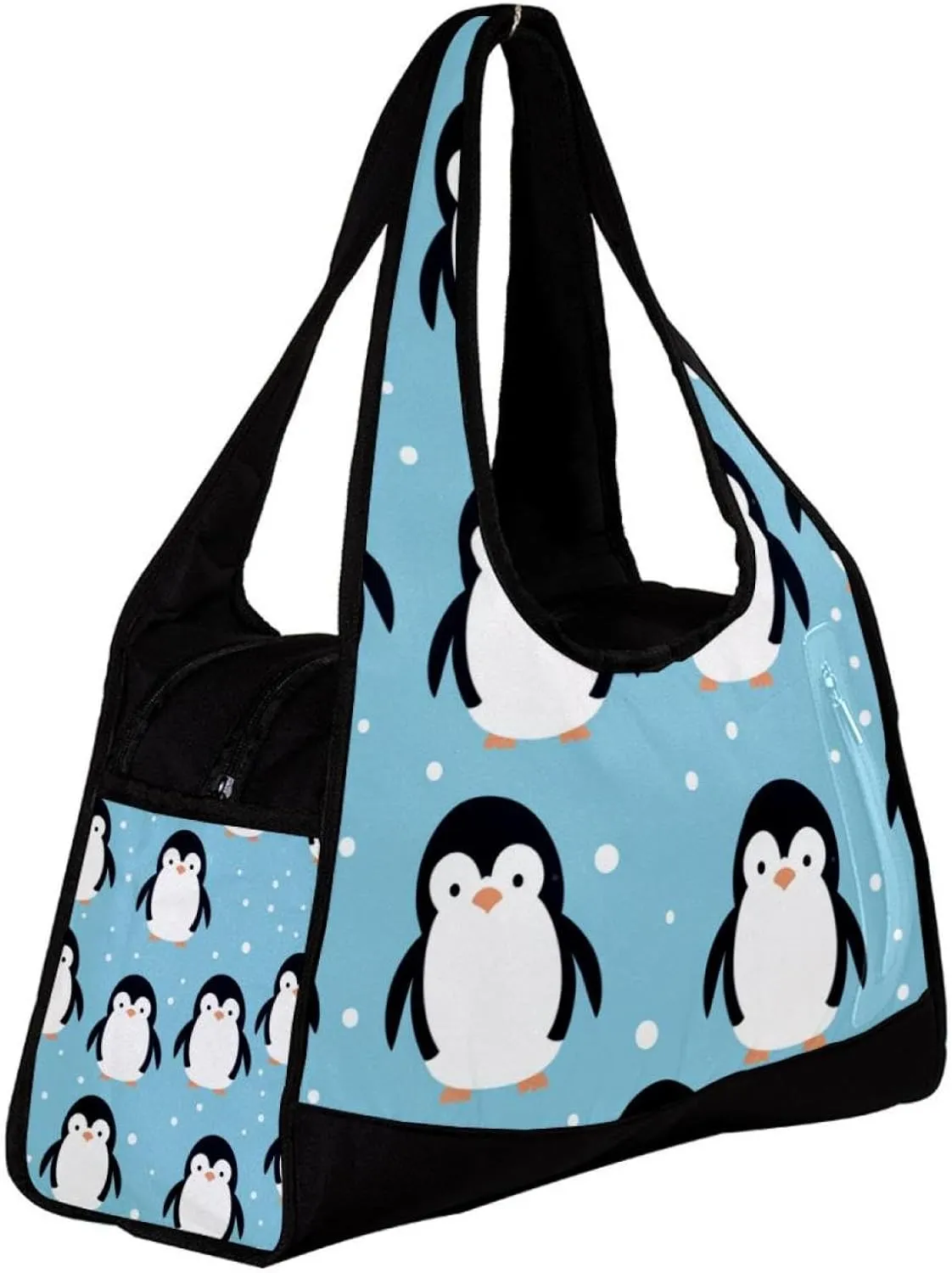 Travel Bag,Mens Gym Bag,Womens Gym Bag,Cartoon Penguin,Sports Bag