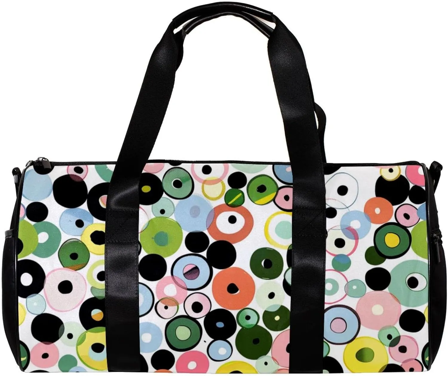 Travel Bag,Mens Gym Bag,Womens Gym Bag,Easter Doodle Ornamental Eggs,Sports Bag