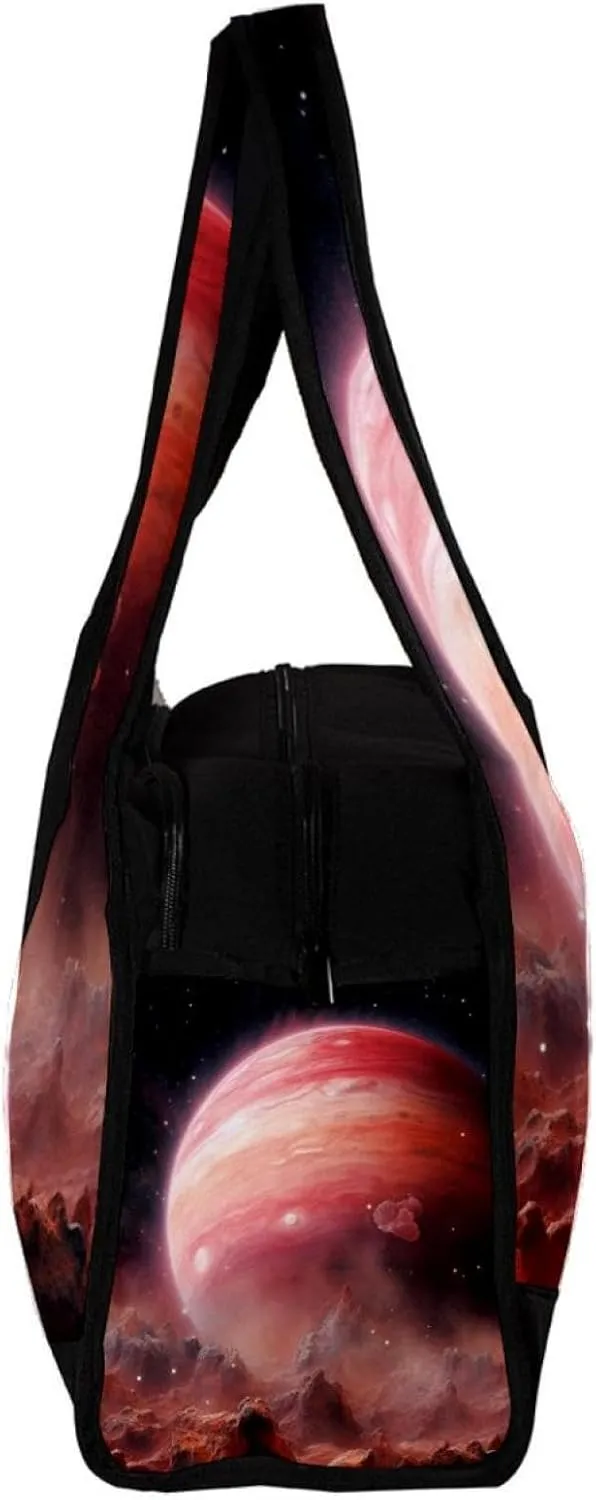 Travel Bag,Mens Gym Bag,Womens Gym Bag,Universe Space Planet Galaxy,Sports Bag