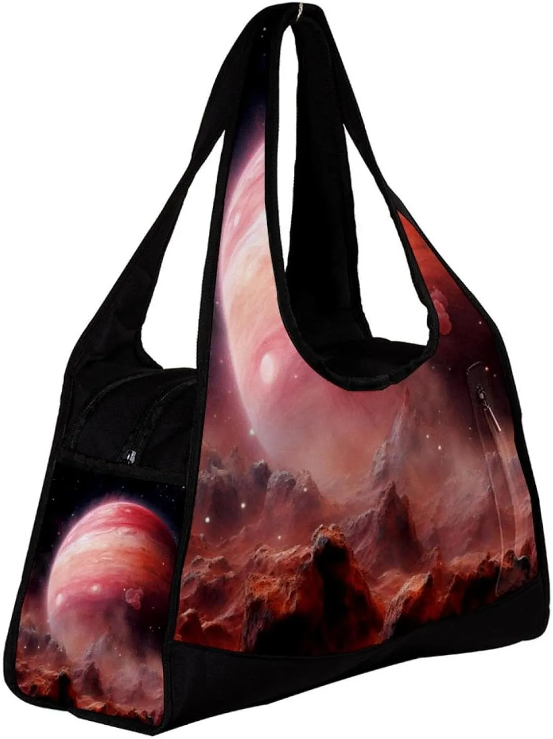 Travel Bag,Mens Gym Bag,Womens Gym Bag,Universe Space Planet Galaxy,Sports Bag