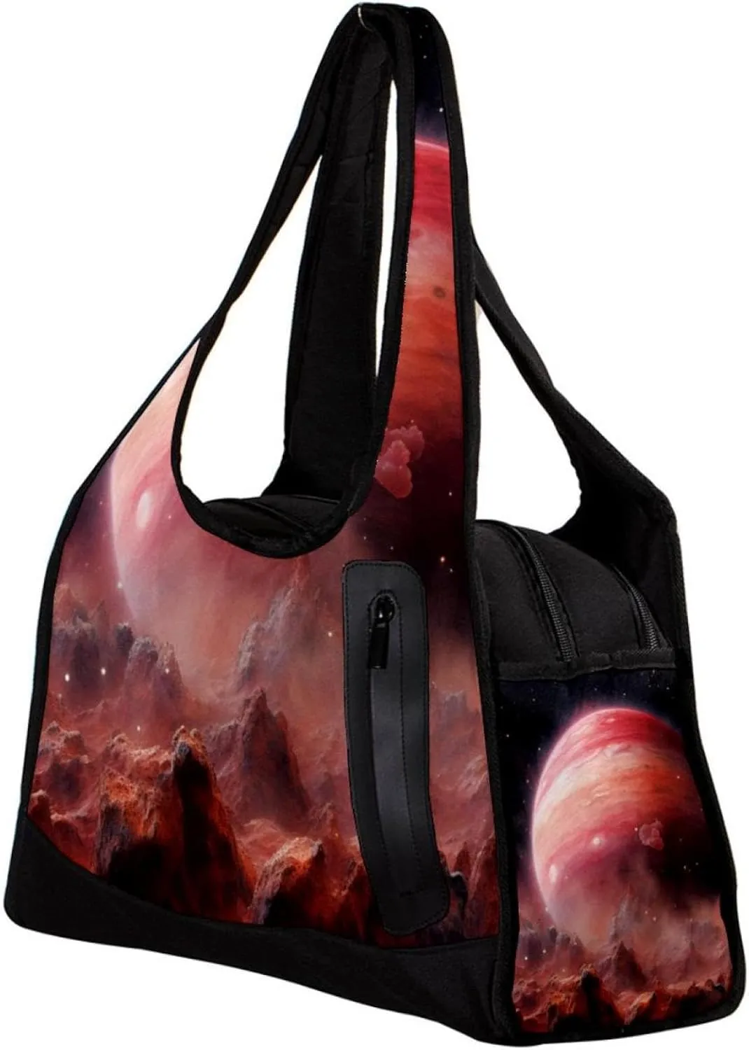 Travel Bag,Mens Gym Bag,Womens Gym Bag,Universe Space Planet Galaxy,Sports Bag