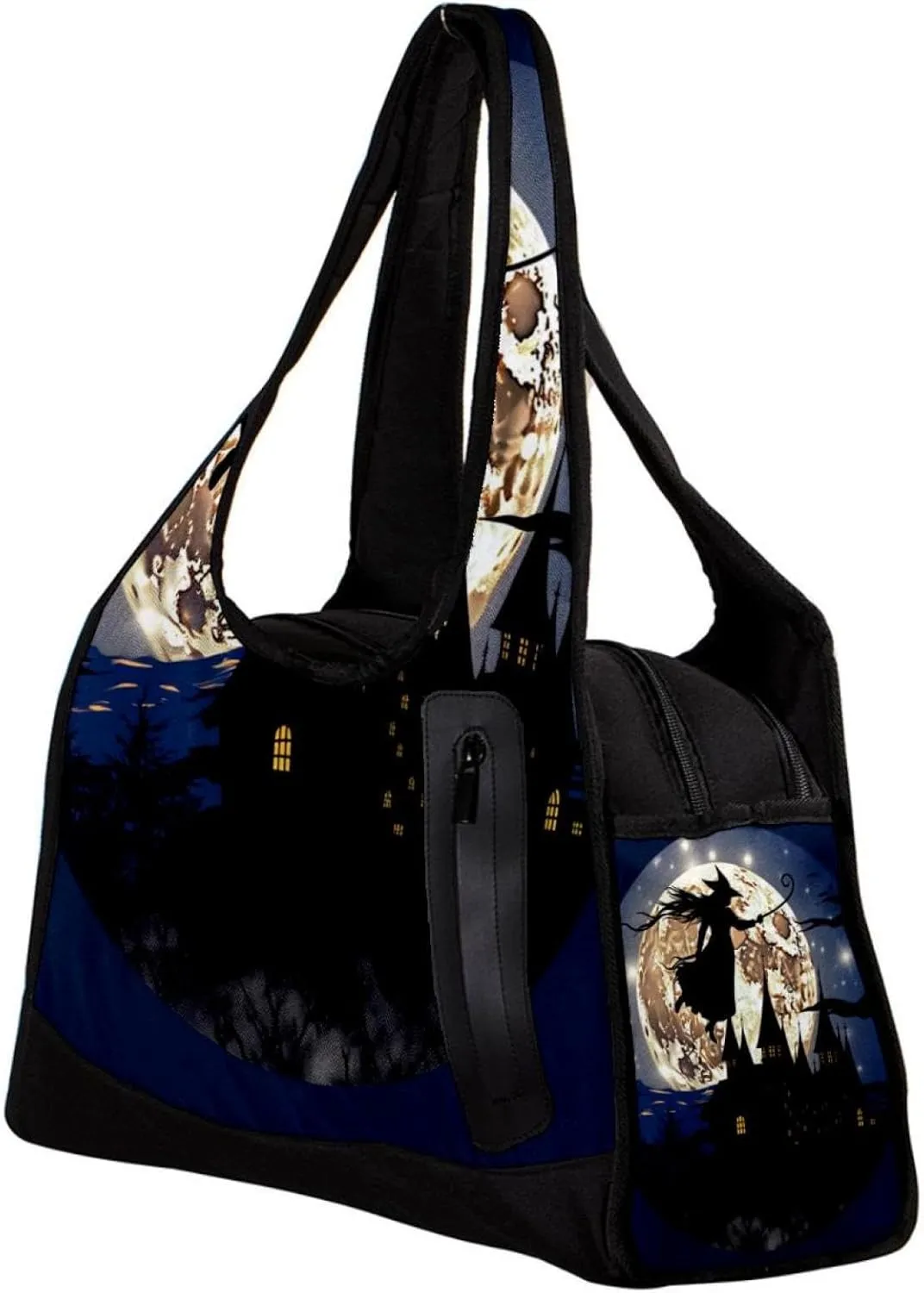 Travel Bag,Mens Gym Bag,Womens Gym Bag,Witch Castle Moonlight,Sports Bag