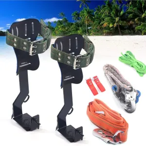 Tree Climbing Equipment, Tree Climbing Spikes Set, Tree Climbing Spikes Tree Climbing Equipment, Climbing Tool for Hunters, Agricultural Producers, Construction Workers, 10.5 * 5 * 36cm