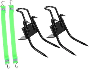 Tree Climbing Tools Carbon Steel Spikes for Fruit Lightweight and Portable Climbing Gear with Sliding Design and Stretch Straps Supports Up
