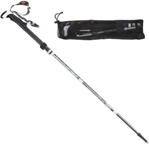 Trekking Poles Collapsible Lightweight Long Premium Carbon Fiber Anti-Shock Crutches Snow Season with The Vestibule Fast Lock Walk Mountaineering Equipment (Color : Matt Black) (Matt Black )