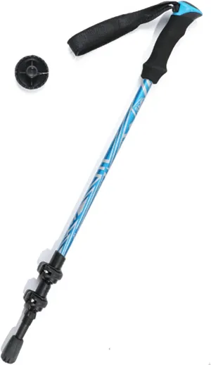 Trekking Poles, Portable Three-Section, External Lock Aluminum Alloy Trekking Poles, Telescopic Adjustable Hiking Trekking Poles