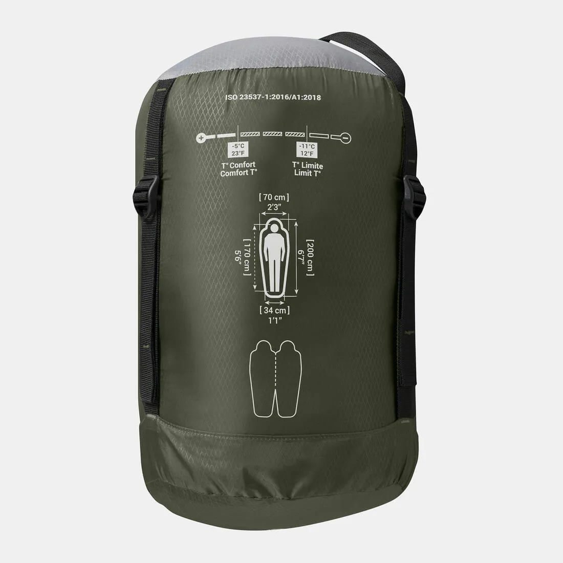 Trekking Sleeping Bag Polyester -5°C - MT500