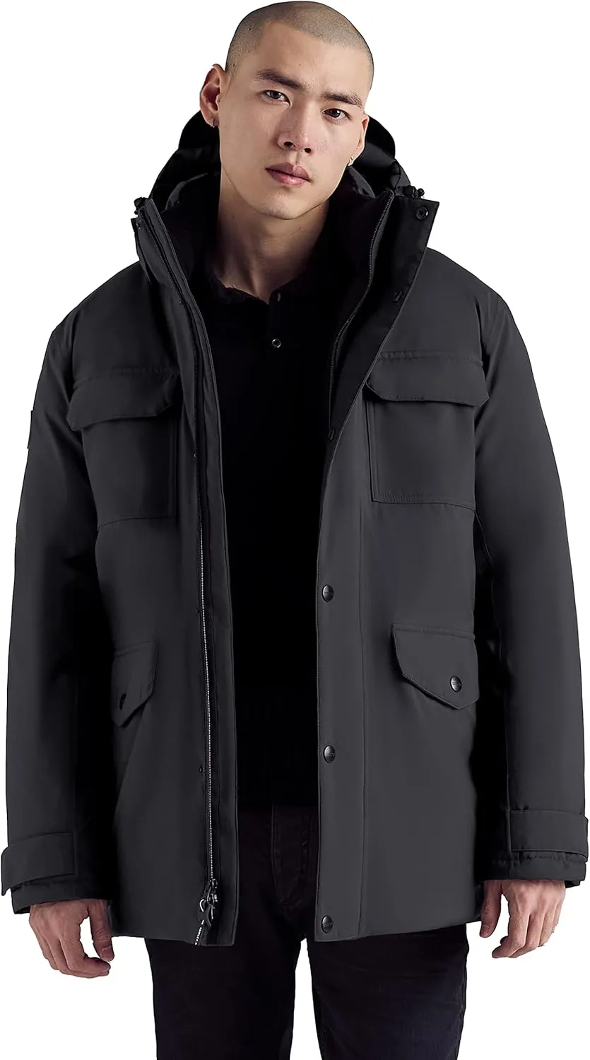 Triple F.A.T. Goose Men's Hodgson - Mens Waterproof Parka - Heavy Winter Coats For Men - Mens Parka Winter Coats With Hood