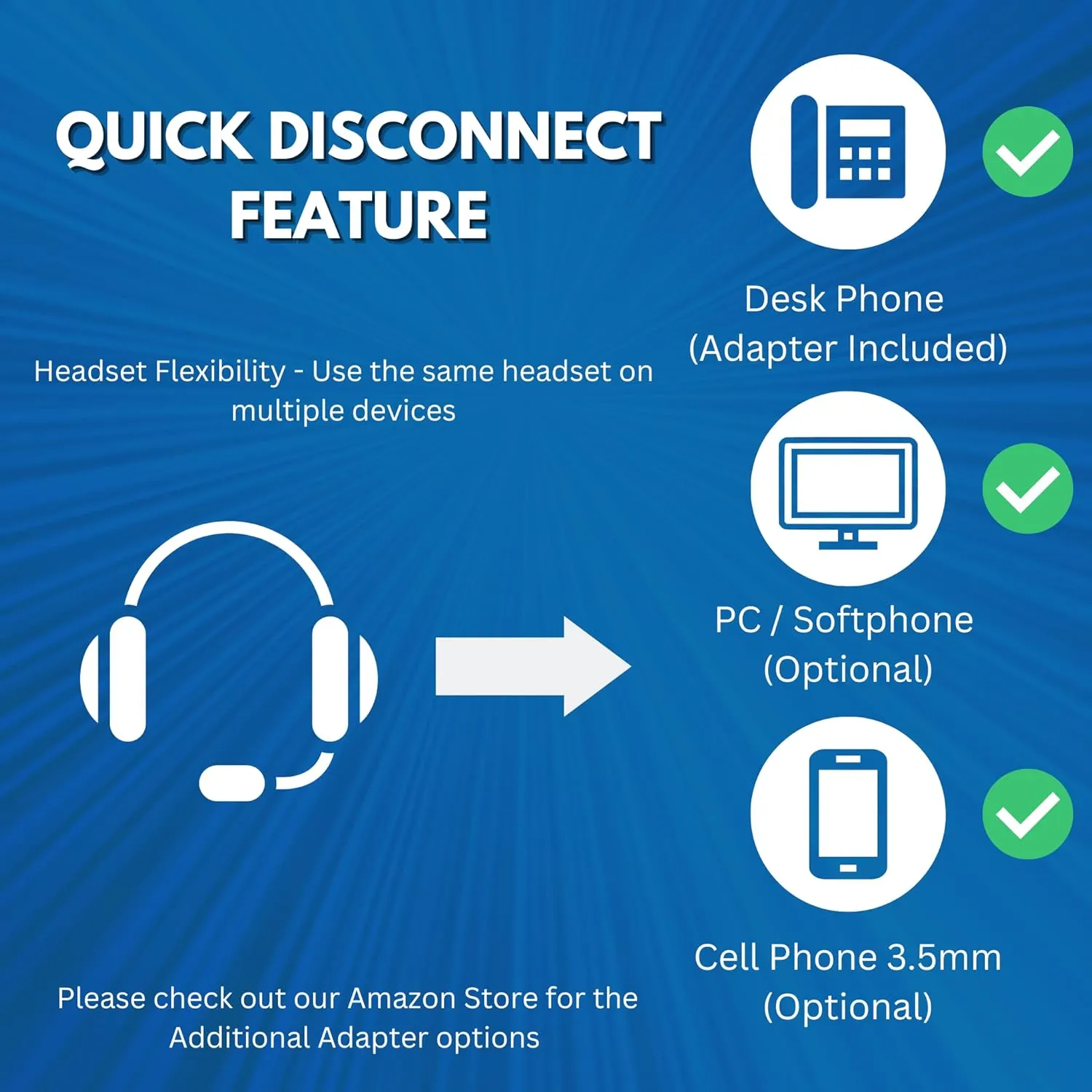 TruVoice HD-700 Premium Office/Call Center Headset with Noise Canceling Microphone - Compatible with Mitel, Nortel, Avaya, Poly, Polycom, Shoretel, Aastra, Digium, ESI and Fanvil Phones