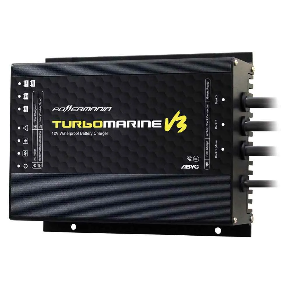 Turbo M212V3 12 Amp 2-Bank 12/24VDC Waterproof Charger