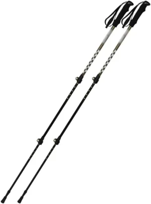 Two Telescopic Walking Stick, Nordic Hiking Gear, Easy Adjustability Trekking Poles, with Aluminum Alloy Lock, for Men, Women