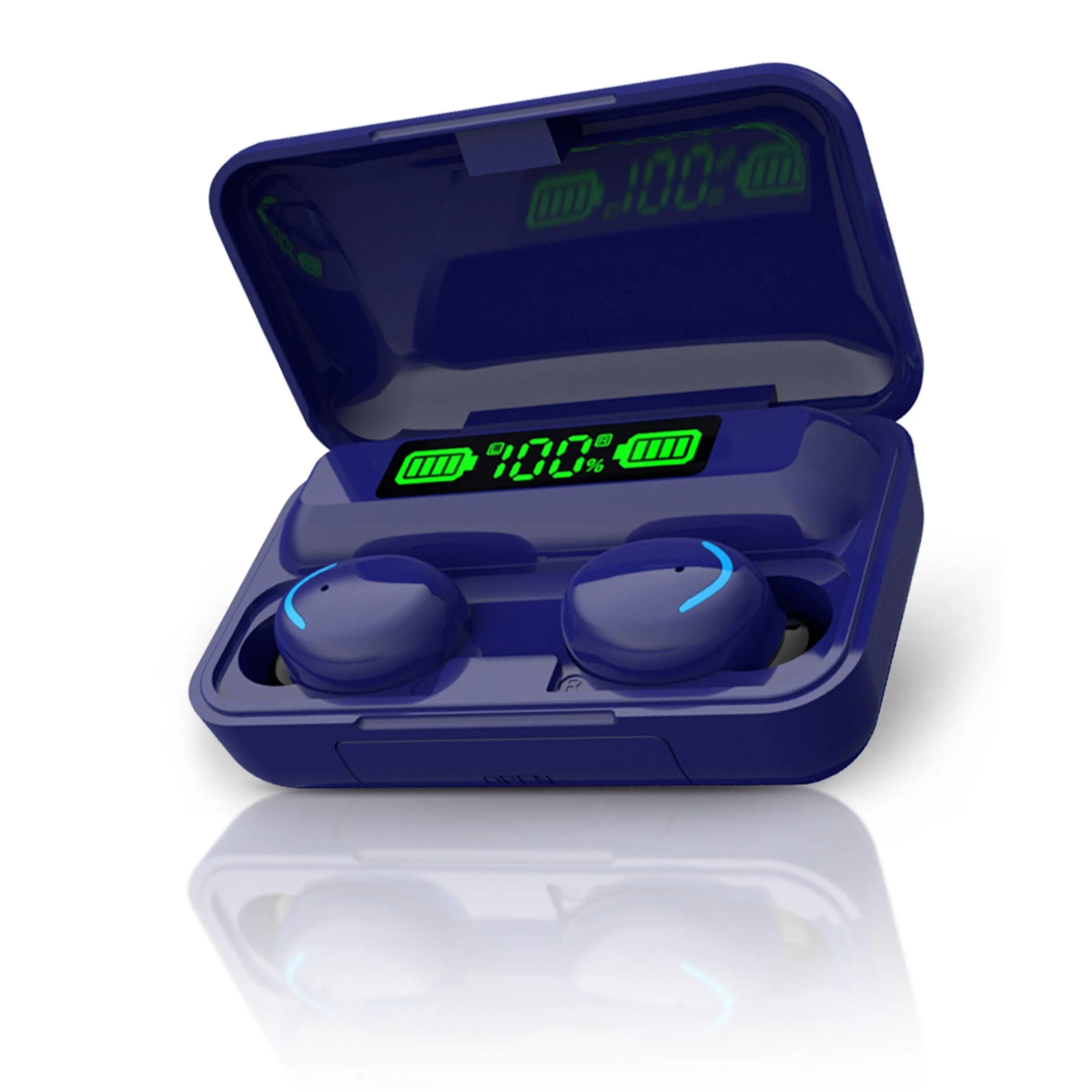TWS Wireless Earbuds – Bluetooth 5.1 HiFi Stereo Noise-Cancelling Earphones with Touch Control, Built-in HD Mic, and Charging Case