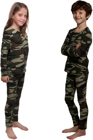 Ultra Dry Thermal Underwear For Kids Long Johns Fleece Lined Leggings And Shirt Boy And Girl Unisex Underwear Base Layer