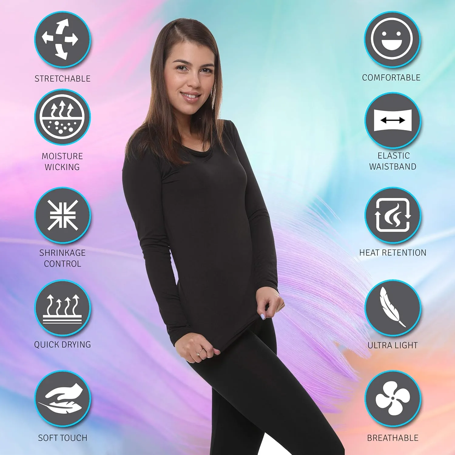 Ultra Dry Women Thermal Underwear Set