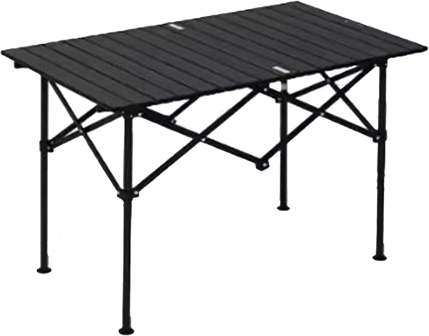 Ultra-Light Camping Table Compact Folding Picnic Table Aluminum Folding Camping Table Roll Up Table Top for Indoor & Outdoor