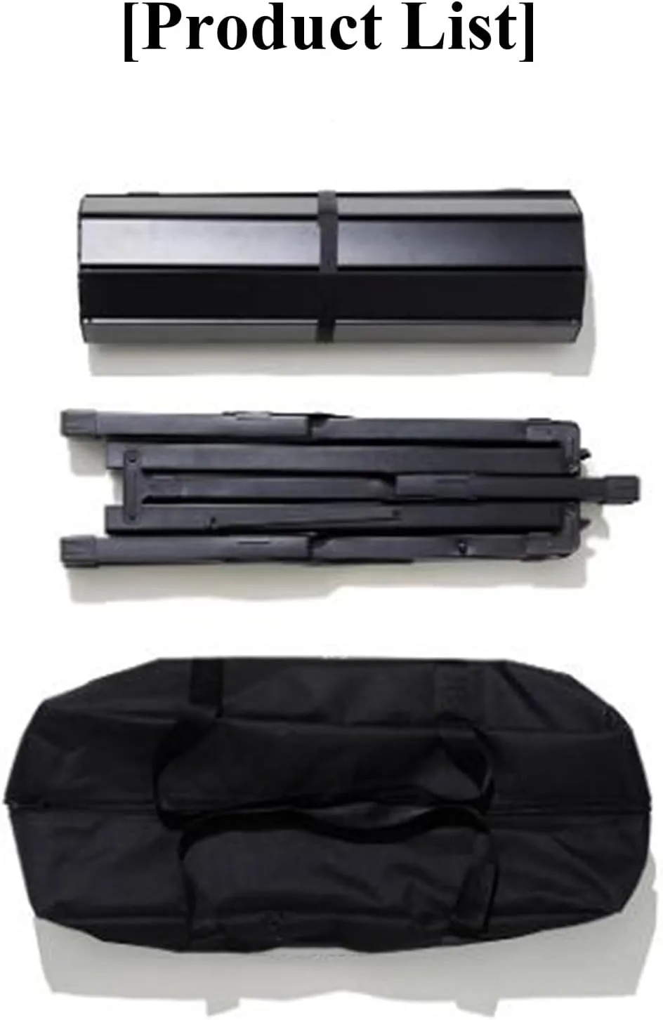 Ultra-Light Camping Table Folding Camping Picnic Table Compact Frame Camping Table Roll Up Table Top with Carry Bag for Camp