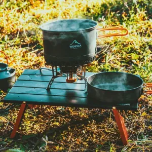 Ultra-Light Foldable Camping Table – Portable & Compact for Outdoor, Picnic, BBQ, or Bed Desk Use